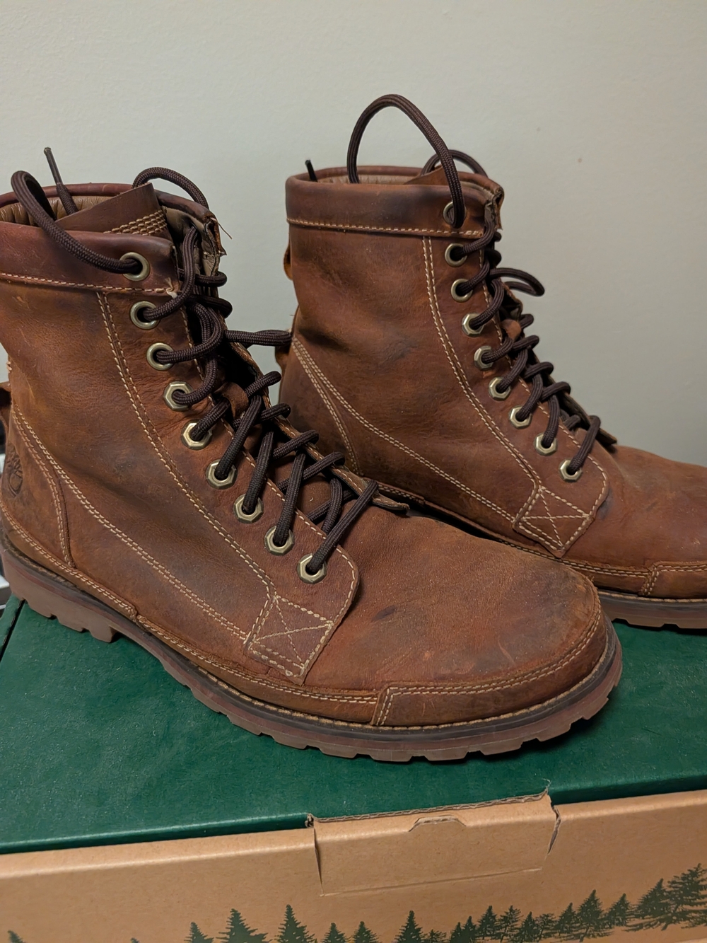 Timberland Brown Classic 6-inch Leather Work Boots